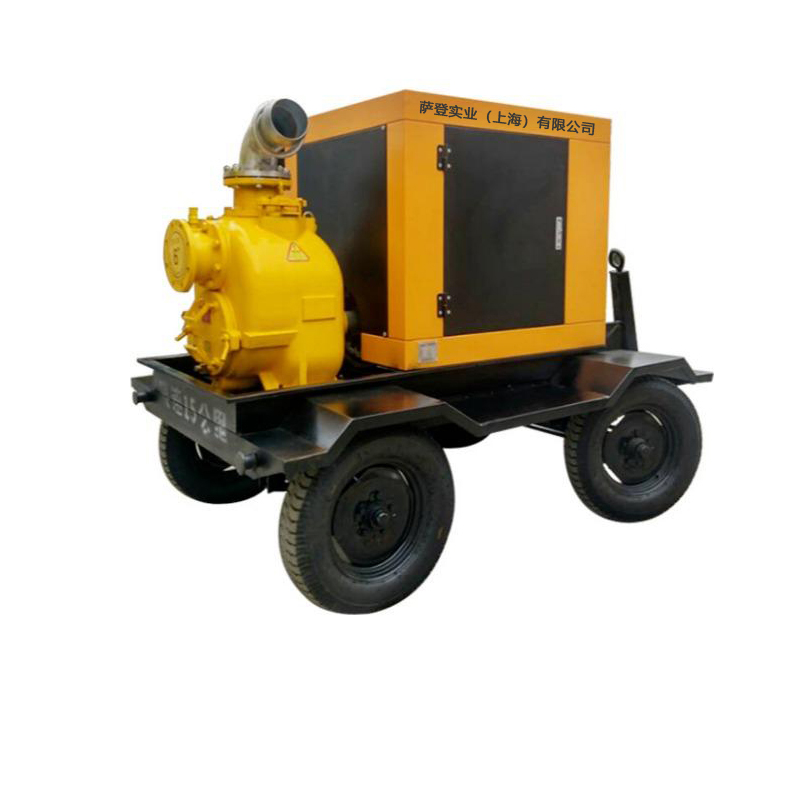 12寸移动防汛污水泵车